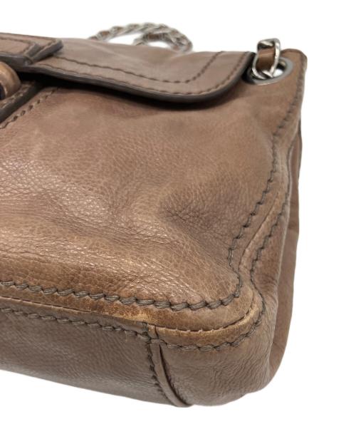 PRADA（プラダ）PRADA (プラダ) ショルダーバッグ ベージュの古着・服飾アイテム