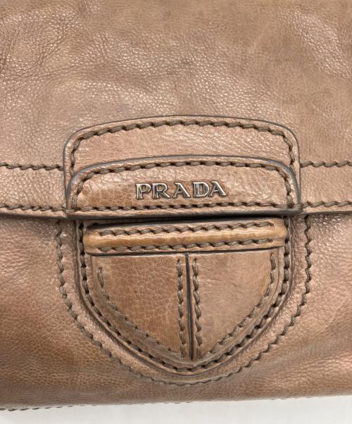 PRADA（プラダ）PRADA (プラダ) ショルダーバッグ ベージュの古着・服飾アイテム