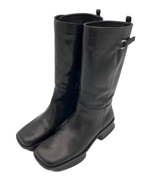 PRADA（プラダ）PRADA (プラダ) ロングブーツ ブラック サイズ:35　1/2の古着・服飾アイテム