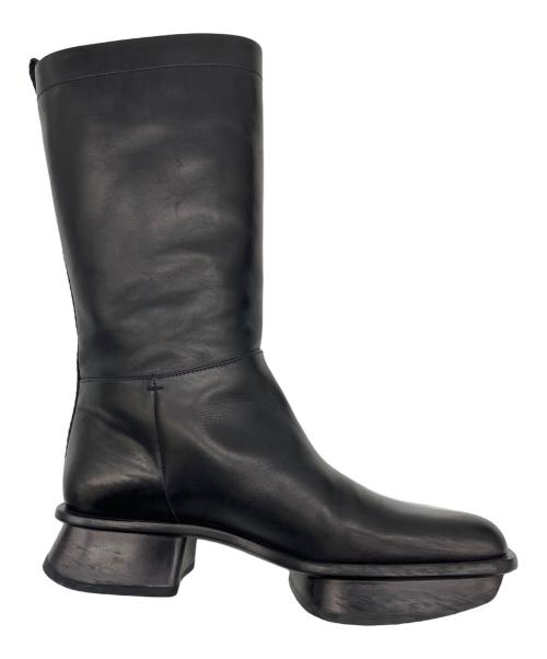 PRADA（プラダ）PRADA (プラダ) ロングブーツ ブラック サイズ:35　1/2の古着・服飾アイテム