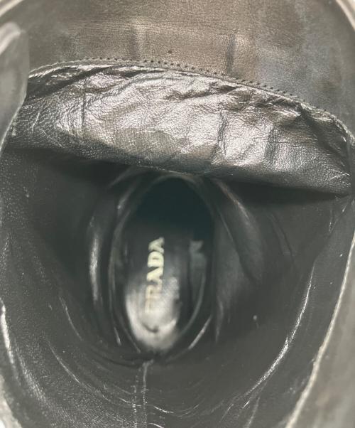 PRADA（プラダ）PRADA (プラダ) ロングブーツ ブラック サイズ:35　1/2の古着・服飾アイテム