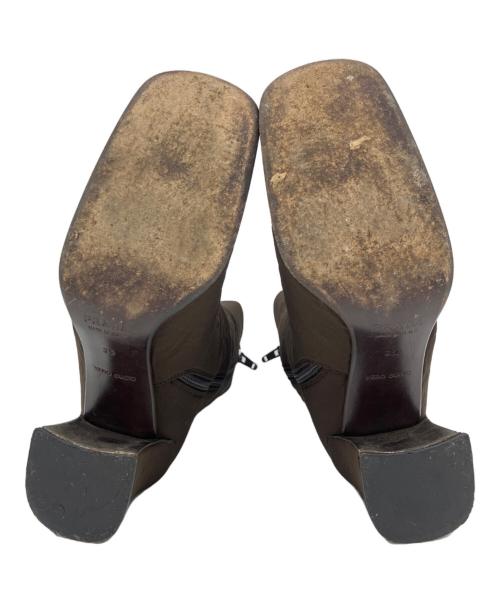 PRADA（プラダ）PRADA (プラダ) ショートブーツ ブラウン サイズ:35の古着・服飾アイテム