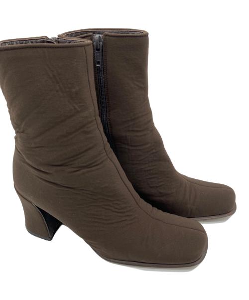 PRADA（プラダ）PRADA (プラダ) ショートブーツ ブラウン サイズ:35の古着・服飾アイテム