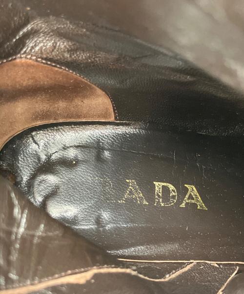 PRADA（プラダ）PRADA (プラダ) ショートブーツ ブラウン サイズ:35の古着・服飾アイテム