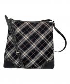 BURBERRY BLUE LABELバーバリーロンドンブルーレーベル）の古着「ショルダーバッグ」｜ブラック