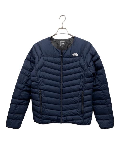 THE NORTH FACE（ザ ノース フェイス）THE NORTH FACE (ザ ノース フェイス) サンダーラウンドネックジャケット　ダウンジャケット ネイビー サイズ:Lの古着・服飾アイテム