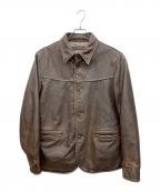 curpheyカーフィー）の古着「レザージャケット」｜ブラウン