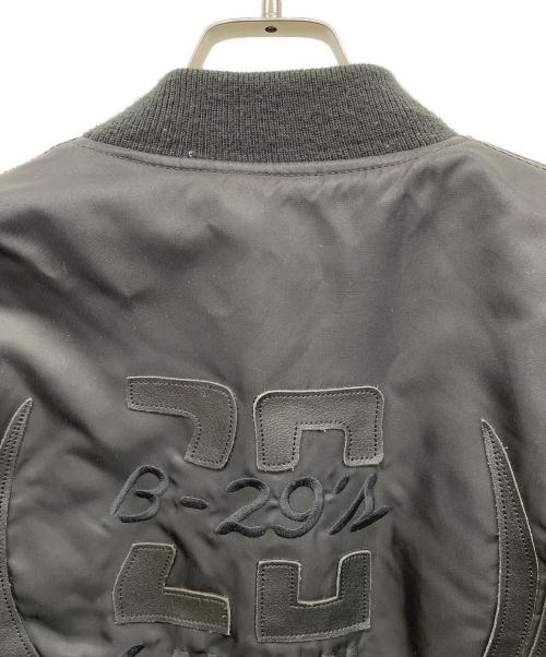 AVIREX（アヴィレックス）AVIREX (アヴィレックス) MA-1フライトジャケット ブラック サイズ:DOUBLE EXTRA LARGEの古着・服飾アイテム