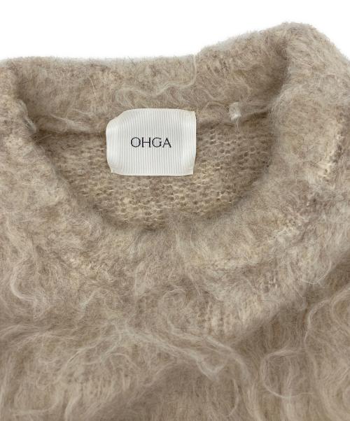OHGA（オオガ）OHGA (オオガ) プードルニット ベージュ サイズ:Fの古着・服飾アイテム