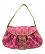 CELINEセリーヌ）の古着「デニムバッグ」｜ピンク