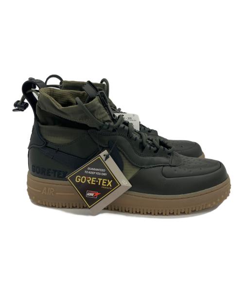 NIKE（ナイキ）NIKE (ナイキ) ハイカットスニーカー ブラック×グリーン サイズ:27.5㎝の古着・服飾アイテム