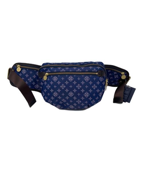 russet（ラシット）russet (ラシット) ボディーバッグ ネイビー×パープルの古着・服飾アイテム