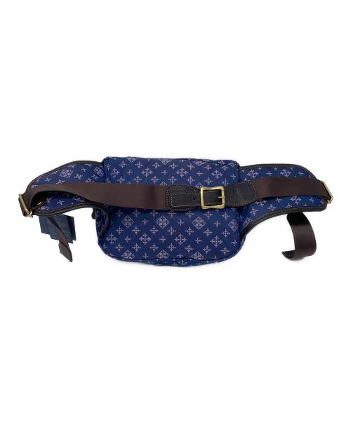 russet（ラシット）russet (ラシット) ボディーバッグ ネイビー×パープルの古着・服飾アイテム