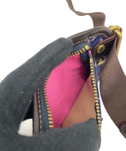 russet（ラシット）russet (ラシット) ボディーバッグ ネイビー×パープルの古着・服飾アイテム