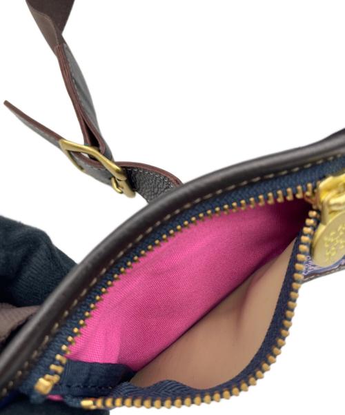 russet（ラシット）russet (ラシット) ボディーバッグ ネイビー×パープルの古着・服飾アイテム