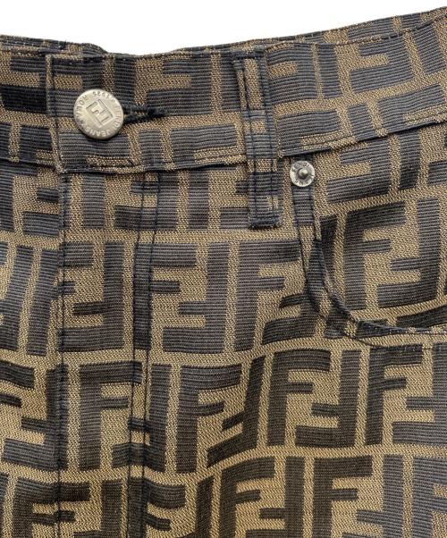 FENDI（フェンディ）FENDI (フェンディ) ズッカ柄スカート ブラウン サイズ:I 44の古着・服飾アイテム