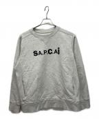 sacai×A.P.C.サカイ×アーペーセー）の古着「クルーネックスウェット」｜グレー