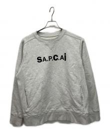 sacai×A.P.C.（サカイ×アーペーセー）の古着「クルーネックスウェット」｜グレー