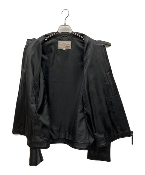 AVIREX（アヴィレックス）AVIREX (アヴィレックス) レザージャケット ブラック サイズ:2XLの古着・服飾アイテム