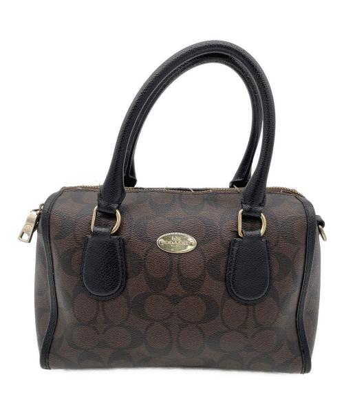 COACH（コーチ）COACH (コーチ) ハンドバッグ ブラウンの古着・服飾アイテム