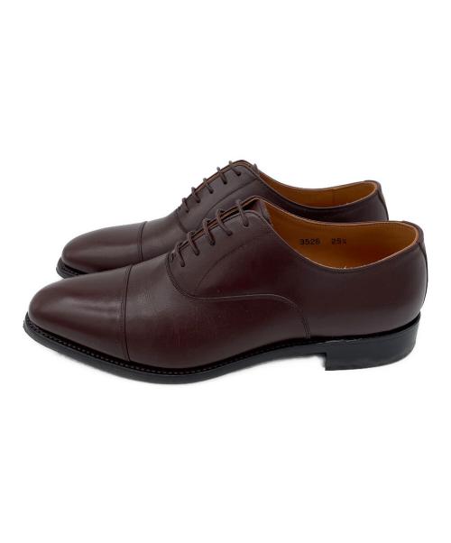 SCOTCH GRAIN（スコッチグレイン）SCOTCH GRAIN (スコッチグレイン) ストレートチップシューズ ブラウン サイズ:25　1/2　（EEE)の古着・服飾アイテム