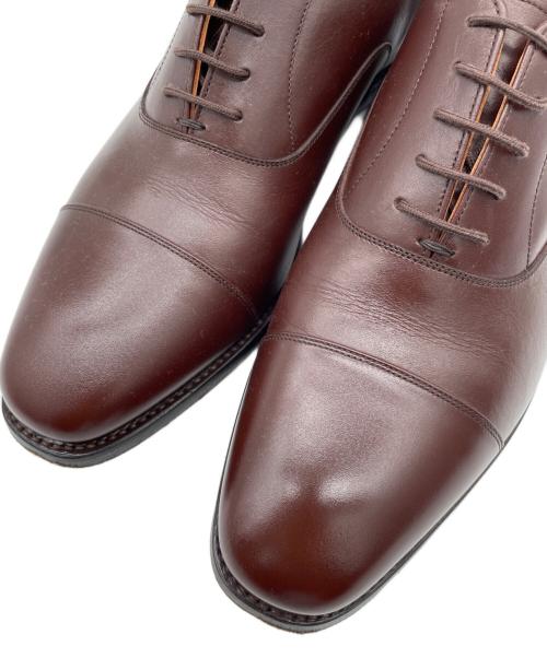 SCOTCH GRAIN（スコッチグレイン）SCOTCH GRAIN (スコッチグレイン) ストレートチップシューズ ブラウン サイズ:25　1/2　（EEE)の古着・服飾アイテム