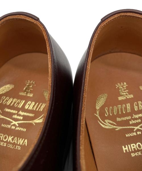 SCOTCH GRAIN（スコッチグレイン）SCOTCH GRAIN (スコッチグレイン) ストレートチップシューズ ブラウン サイズ:25　1/2　（EEE)の古着・服飾アイテム