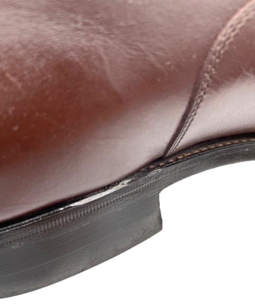 SCOTCH GRAIN（スコッチグレイン）SCOTCH GRAIN (スコッチグレイン) ストレートチップシューズ ブラウン サイズ:25　1/2　（EEE)の古着・服飾アイテム