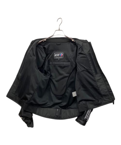 elf（エルフ）elf (エルフ) バイクジャケット ブラック サイズ:LLの古着・服飾アイテム