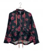 COACHコーチ）の古着「Hawaiian Lily Hoodie」｜ネイビー