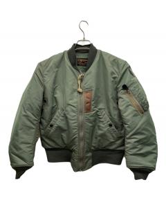 バズリクソン　ジャケットカーキ　uc10757unitedcarrナイロンレザー 中古・古着通販】BUZZ RICKSON'S (バズリクソンズ) UNITED CARR B-10