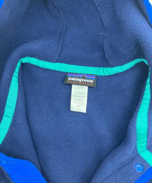 Patagonia（パタゴニア）Patagonia (パタゴニア) Synchilla Snap-T Hoody ネイビー サイズ:Mの古着・服飾アイテム