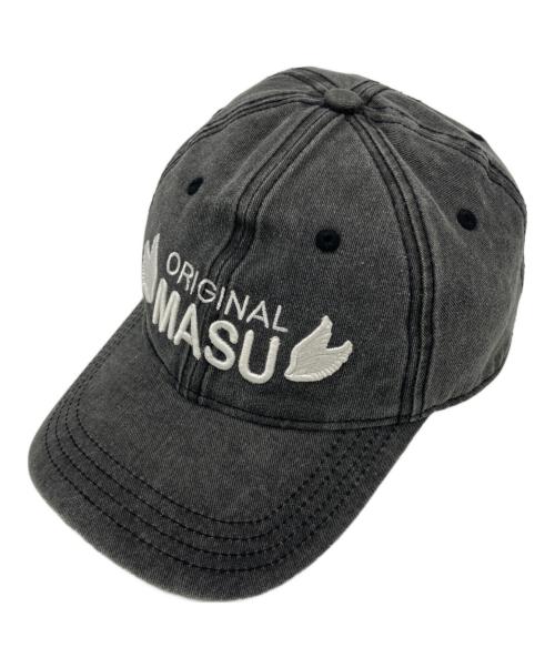 masu（エムエーエスユー）masu (エムエーエスユー) キャップ グレー サイズ:ONE SIZEの古着・服飾アイテム