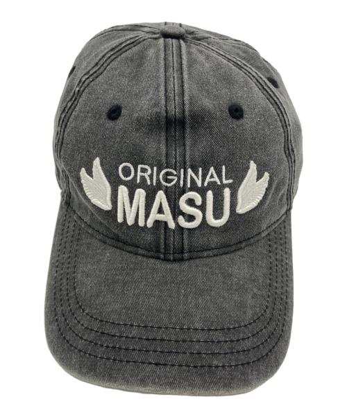 masu（エムエーエスユー）masu (エムエーエスユー) キャップ グレー サイズ:ONE SIZEの古着・服飾アイテム