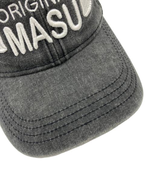 masu（エムエーエスユー）masu (エムエーエスユー) キャップ グレー サイズ:ONE SIZEの古着・服飾アイテム
