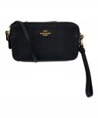 COACHコーチ）の古着「キラ クロスボディ　ショルダーバッグ」｜ブラック