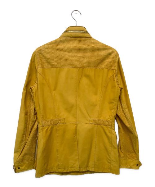 ETRO（エトロ）ETRO (エトロ) レザーコート イエロー サイズ:記載なしの古着・服飾アイテム