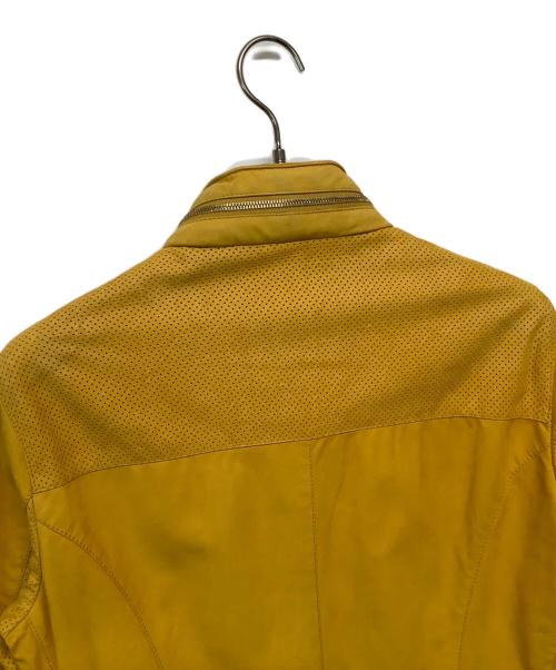 ETRO（エトロ）ETRO (エトロ) レザーコート イエロー サイズ:記載なしの古着・服飾アイテム