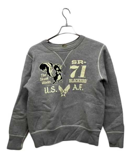 BUZZ RICKSON'S（バズリクソンズ）Buzz Rickson's (バズリクソンズ) スウェット グレー サイズ:Mの古着・服飾アイテム