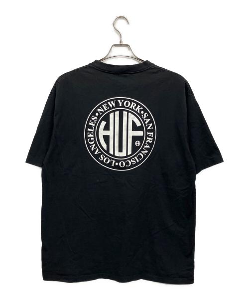 HUF（ハフ）HUF (ハフ) 半袖カットソー ブラック サイズ:Lの古着・服飾アイテム