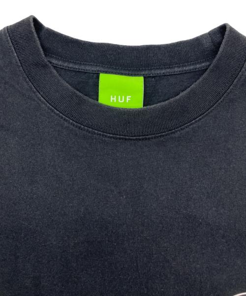 HUF（ハフ）HUF (ハフ) 半袖カットソー ブラック サイズ:Lの古着・服飾アイテム