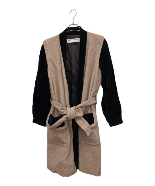 Yves Saint Laurent（イヴサンローラン）Yves Saint Laurent (イヴサンローラン) コート ブラック サイズ:38の古着・服飾アイテム