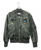 COACHコーチ）の古着「フライトジャケット」｜カーキ