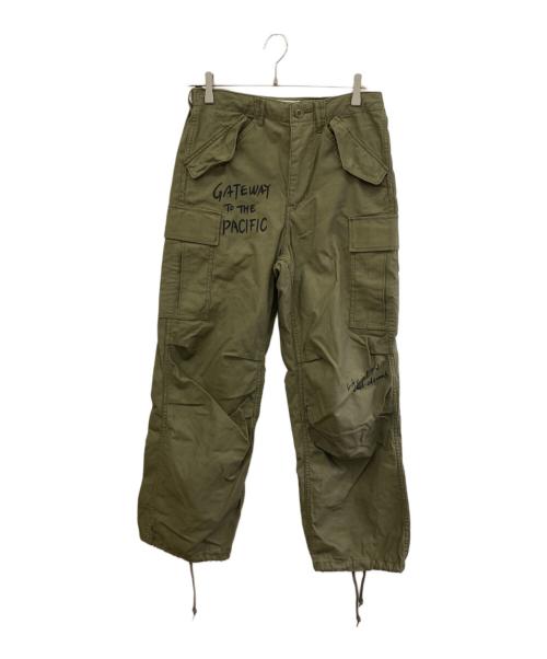 AVIREX（アヴィレックス）AVIREX (アヴィレックス) カーゴパンツ グリーン サイズ:Sの古着・服飾アイテム