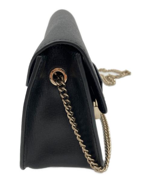 FURLA（フルラ）FURLA (フルラ) チェーンショルダーポーチ ブラックの古着・服飾アイテム