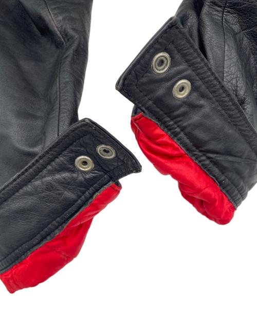 NFL（エヌエフエル）NFL (エヌエフエル) STARTER (スターター) レザージャケット ブラック サイズ:Mの古着・服飾アイテム