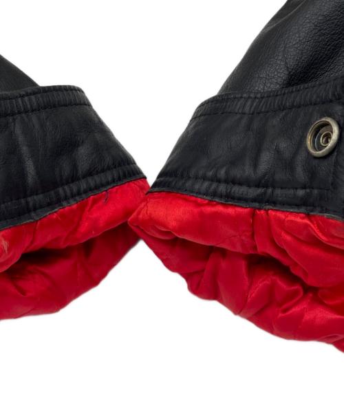 NFL（エヌエフエル）NFL (エヌエフエル) STARTER (スターター) レザージャケット ブラック サイズ:Mの古着・服飾アイテム