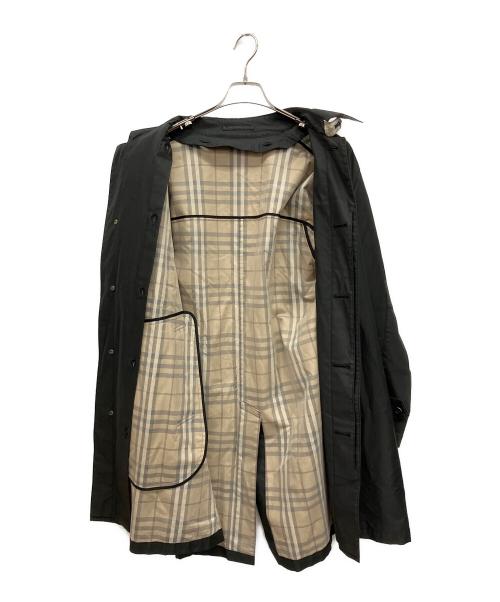 BURBERRY LONDON（バーバリーロンドン）BURBERRY LONDON (バーバリーロンドン) ライナー付ステンカラーコート ブラック サイズ:Lの古着・服飾アイテム