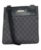 GUCCIグッチ）の古着「GGキャンバス　ショルダーバッグ」｜ブラック