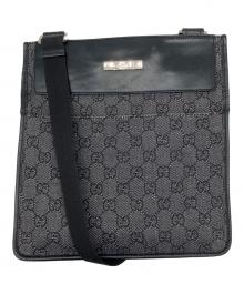 GUCCI（グッチ）の古着「GGキャンバス　ショルダーバッグ」｜ブラック